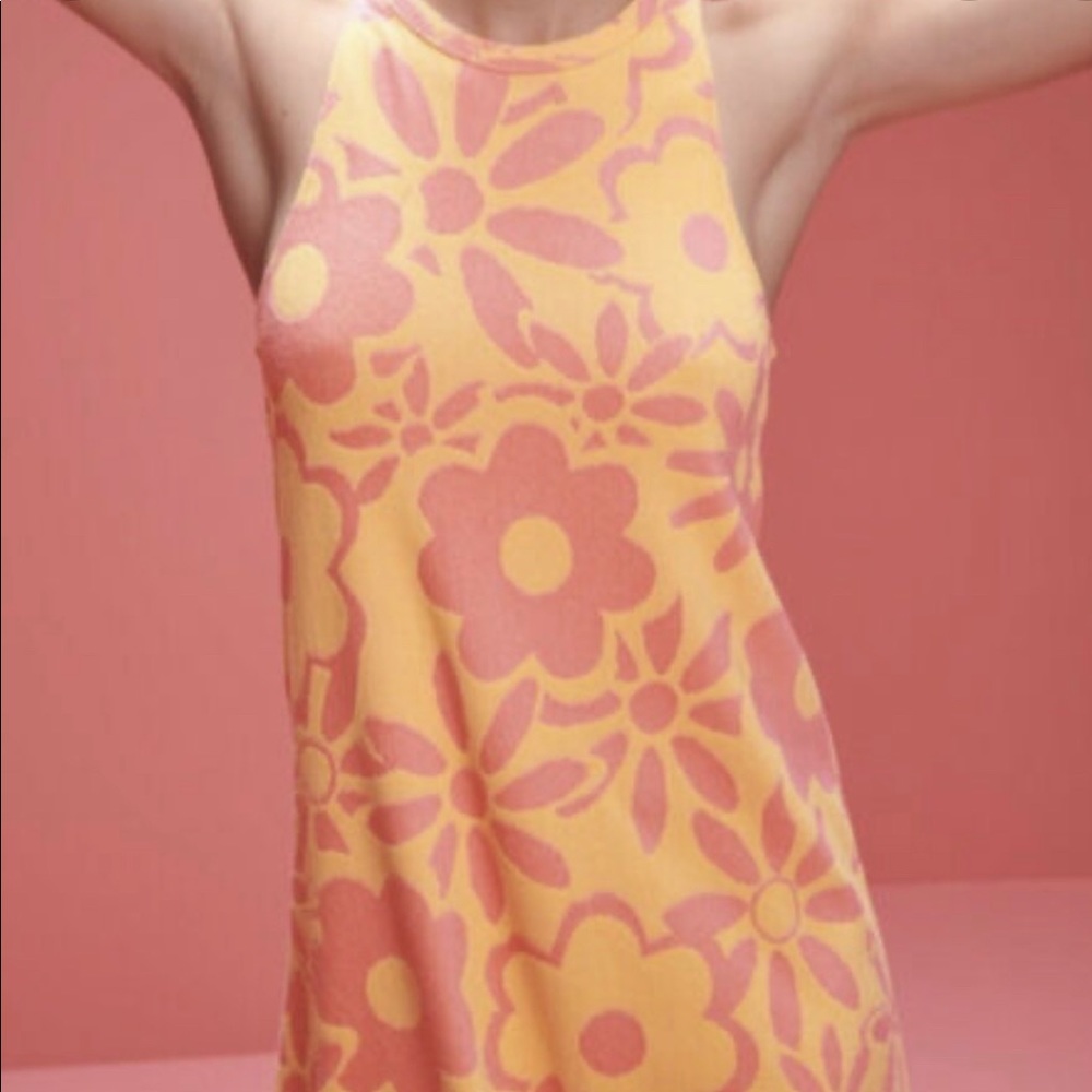BLOGGERS FAVE Zara Jacquard Terrycloth Mod 60s Halter Mini Dress -NWT, sz S or L - Picture 11 of 12